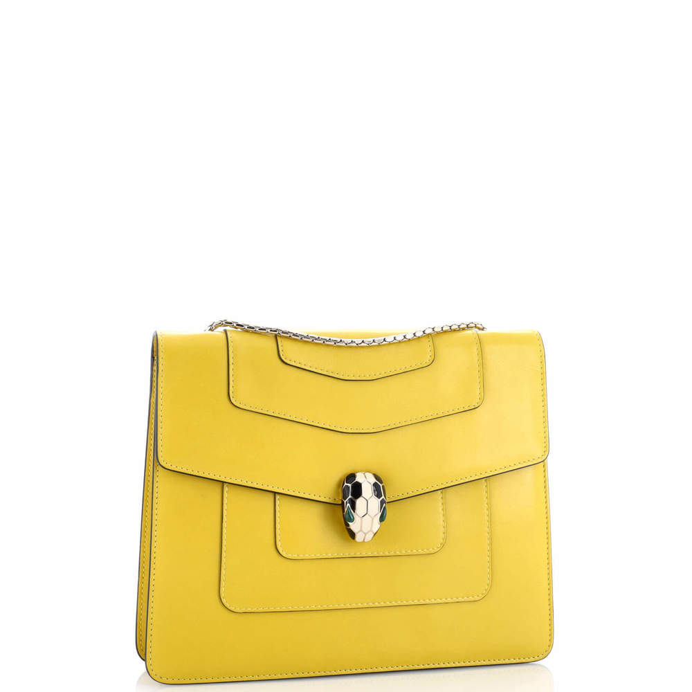 Bvlgari Medium Serpenti Forever Square Shoulder Bag Leather - Picture 3 of 8